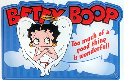 Betty Boop Angel Embossed Tin Sign - 
12146