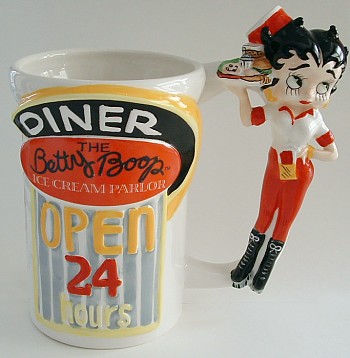 Betty Boop Diner Sculpted Mug - 
37658