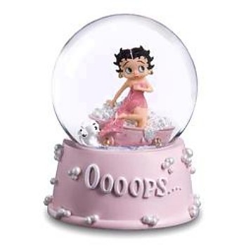 Betty Boop Ooops Bath Musical Waterglobe - 
842970042341