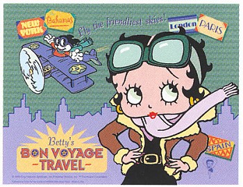 Betty's Bon Voyage Travel Metal Sign - 
98209
