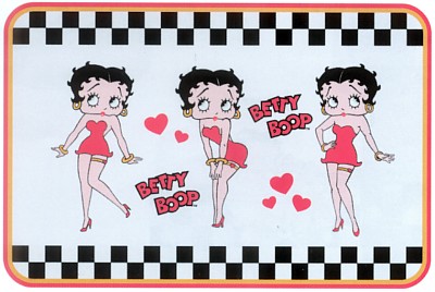 Betty Boop Checkerboard Bath Rug - 
BBRG01