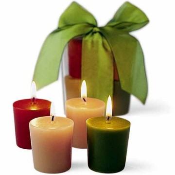 Island Palms Votive Candles Set - 
300-2106