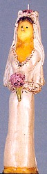 Wedding Bride Novelty Candle - 
LPWB