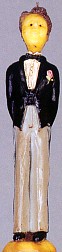 Wedding Groom Novelty Candle - 
LPWG