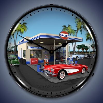 1959 Corvette Lighted Wall Clock - 
1959CORVETTE
