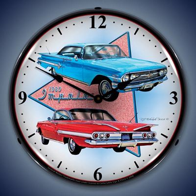 1960 Impala Lighted Wall Clock - 
1960IMPALA