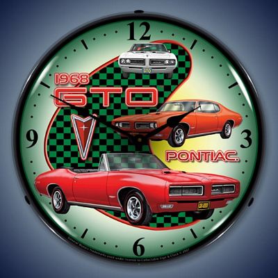 1968 Pontiac GTO Lighted Wall Clock - 
1968PONTIACGTO