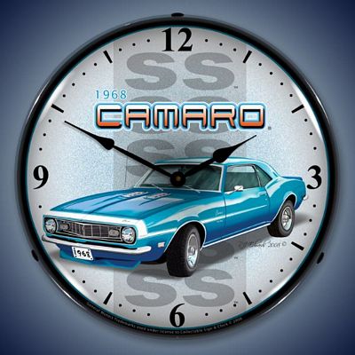 1968 SS Camaro Lighted Wall Clock - 
1968SSCAMARO