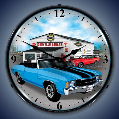 1971 Chevelle Lighted Wall Clock - 
1971CHEVELLE