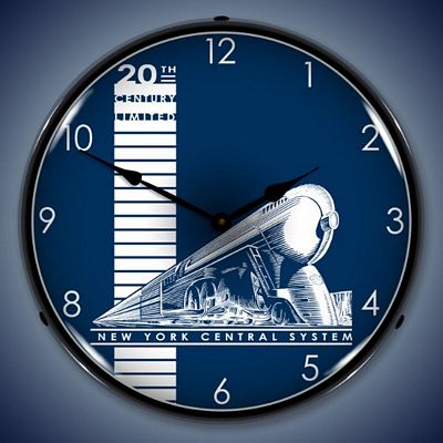 20th Century Limited Lighted Wall Clock - 
20THCENTURYLIMITED
