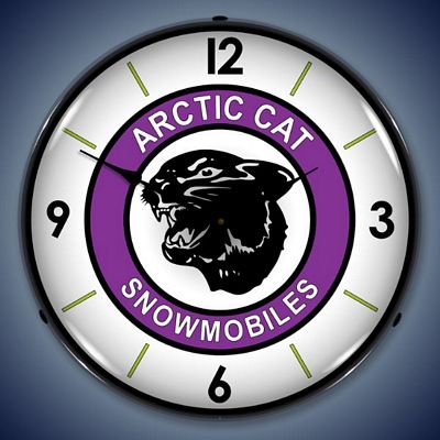 Arctic Cat Snowmobiles Lighted Wall Clock - 
ARTICCAT