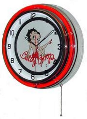 Betty Boop Double Neon Wall Clock - 
BETTYBOOP