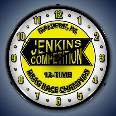 Jenkins Competition Lighted Wall Clock - 
BILLJENKINS