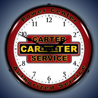 Carter Carburetor Service Lighted Wall Clock - 
CARTERCARBURETOR