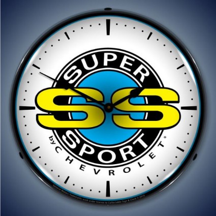 Chevrolet Super Sport Lighted Wall Clock - 
CHEVROLETSUPERSPORT