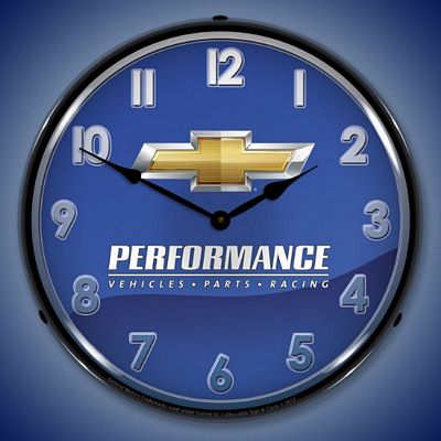Chevrolet Performance Lighted Wall Clock - 
CHEVROLETPERFORMANCE