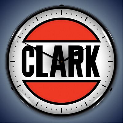 Clark Gas Lighted Wall Clock - 
CLARKGAS