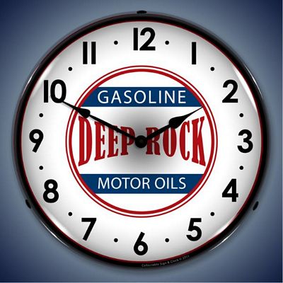 Deep Rock Gasoline Gasoline Lighted Wall Clock - 
DEEPROCKGASOLINE
