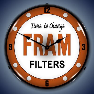 Fram Filters Lighted Wall Clock - 
FRAMFILTERS