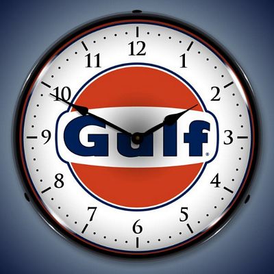 Gulf Lighted Wall Clock - 
GULF