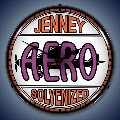 Jenny Aero Gas Lighted Wall Clock - 
JENNYAEROGAS