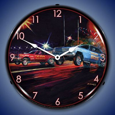 Bruce Kaiser Lift Off Lighted Wall Clock - 
LIFTOFF