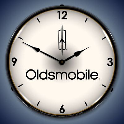 Oldsmobile Lighted Wall Clock - 
OLDSMOBILE