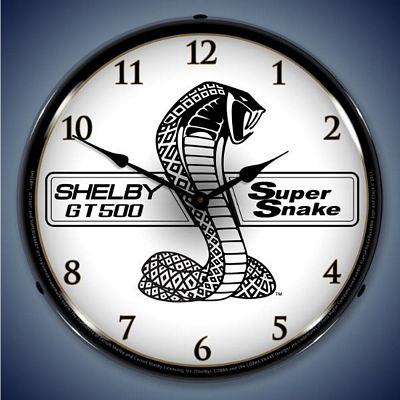 Shelby Super Snake Lighted Wall Clock - 
SHELBYSUPERSNAKE