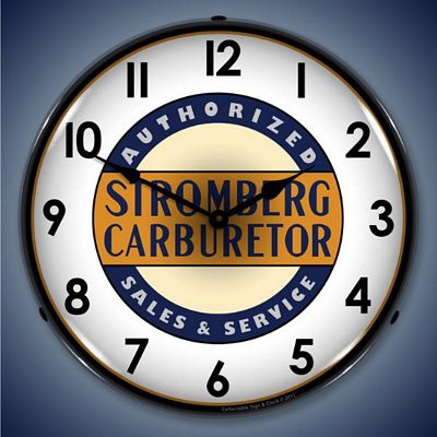 Stromberg Carburetors Sales And Service Lighted Wall Clock - 
STROMBERGSERVICE