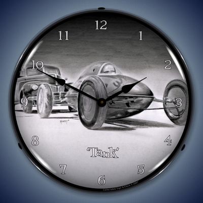 Tank Lighted Wall Clock - 
TANK