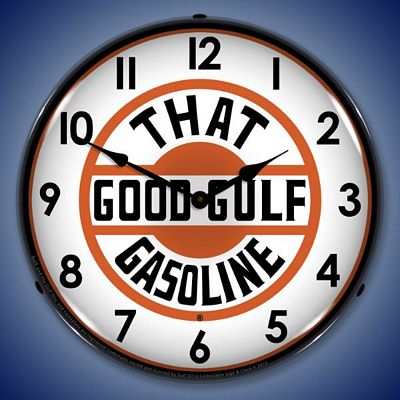 That Good Gulf Gasonline Lighted Wall Clock - 
THATGOODGULFGASOLINE