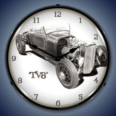 TV8 Lighted Wall Clock - 
TV8