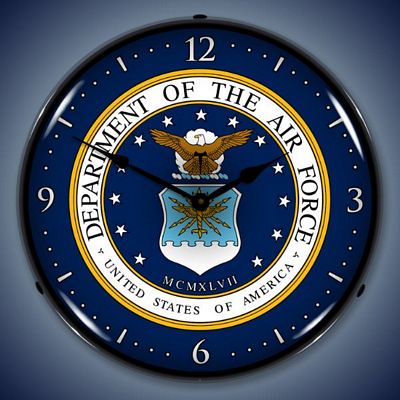 Department Of The Air Force Lighted Wall Clock - 
USAIRFORCE