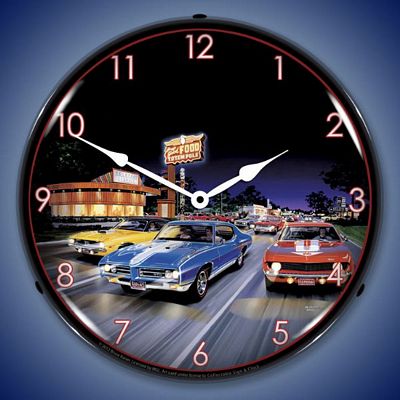 Bruce Kaiser Woodward Avenue Lighted Wall Clock - 
WOODWARDAVENUE