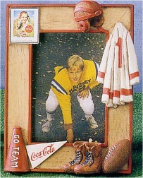 Coca-Cola Football Photo Frame - 
728144
