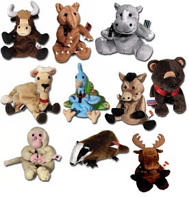 Coca-Cola International Bean Bag Collection - Set 3 (Retired) - 
HS1002