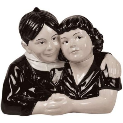 Little Rascals Alfalfa And Darla Hugging Cookie Jar - 
15766