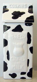 Cow Milk Carton Cookie Jar - 
9065