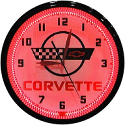 Corvette C-4 Neon Wall Clock - 
VETC4