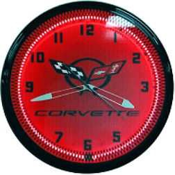 Corvette C-5 Neon Wall Clock - 
VETC5