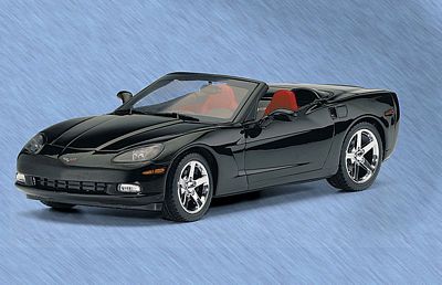 2005 CORVETTE C6 CONVERTIBLE LIMITED EDITION DIE-CAST 1:24 SCALE MODEL BY THE FRANKLIN MINT - 
B11E044