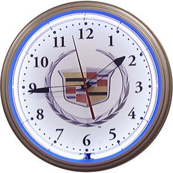 Cadillac Wreath Neon Wall Clock - 
CADILLACWREATH