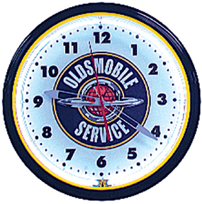Oldsmobile Service Neon Wall Clock - 
OLDSSERVICE