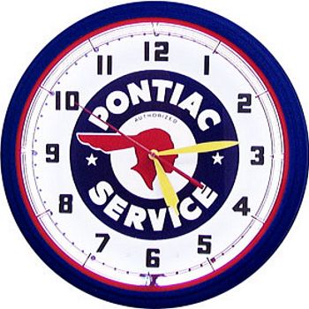 Pontiac Neon Wall Clock - 
PONTIAC
