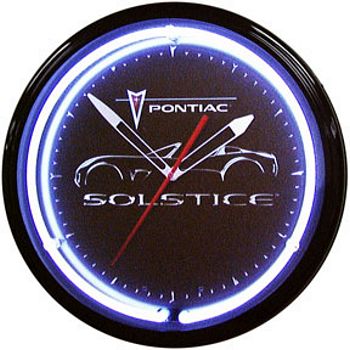 Pontiac Solstice Black Neon Wall Clock - 
PONTIACSOLSTICEBLACK