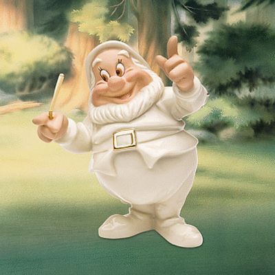 Lenox Classics Disney A Serenade For Snow White Happy Figurine - 
772333