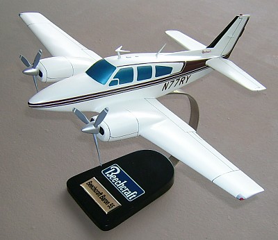 Beechcraft Baron 55 Custom Scale Model Aircraft - 
baron3
