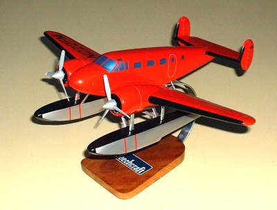 Beechcraft G18 With Floats Custom Scale Model Aircraft - 
g18