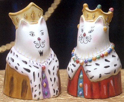 Queen Kitty Salt And Pepper Shakers - 
7606