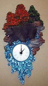 Bear In Stream 12 Inch Wall Clock - 
2661